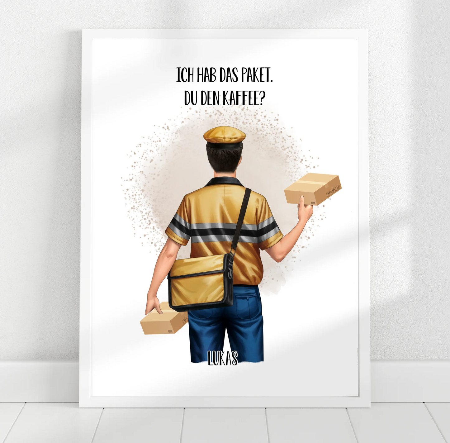 Paketbote (Mann/Frau) Poster