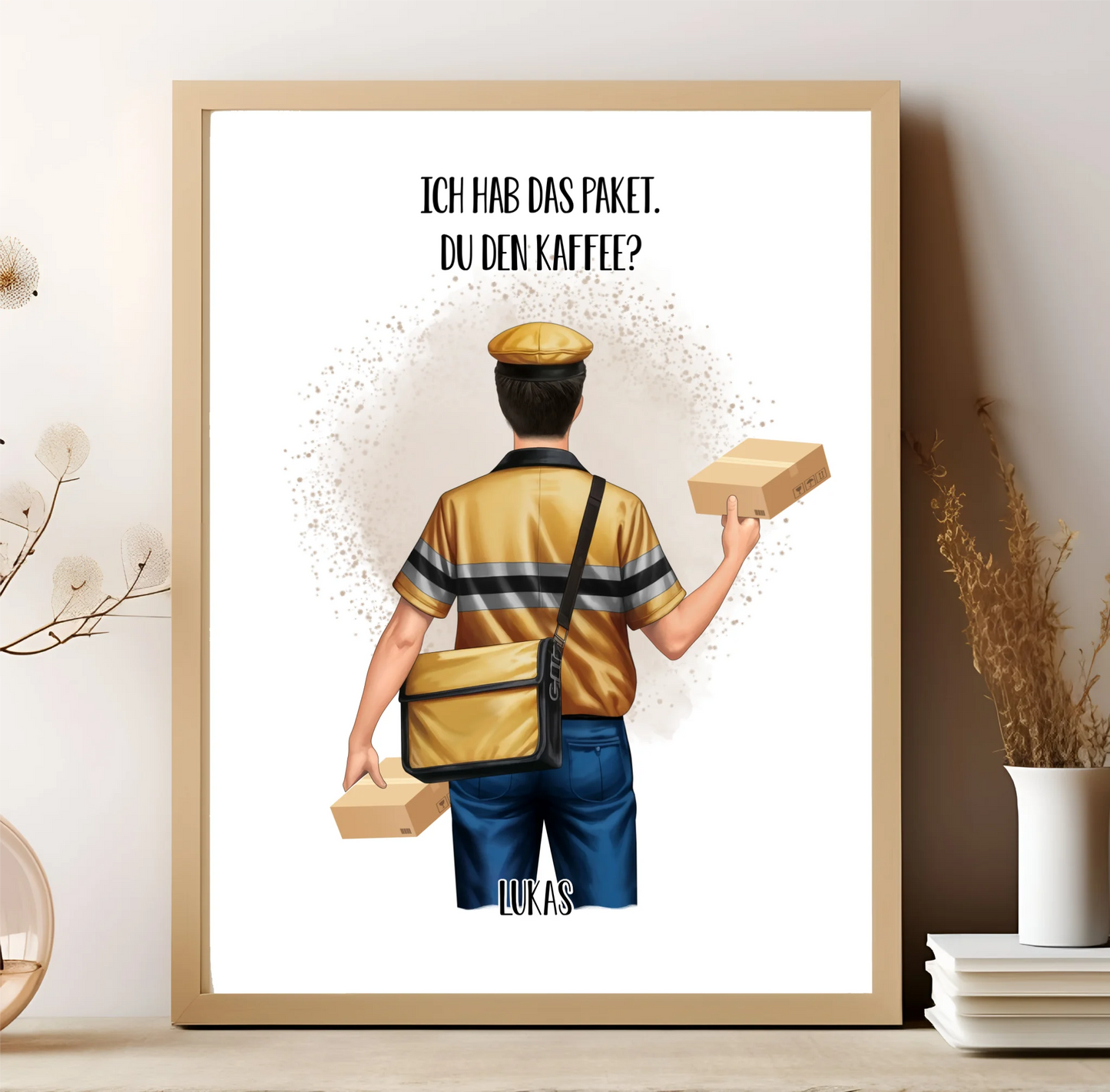 Paketbote (Mann/Frau) Poster
