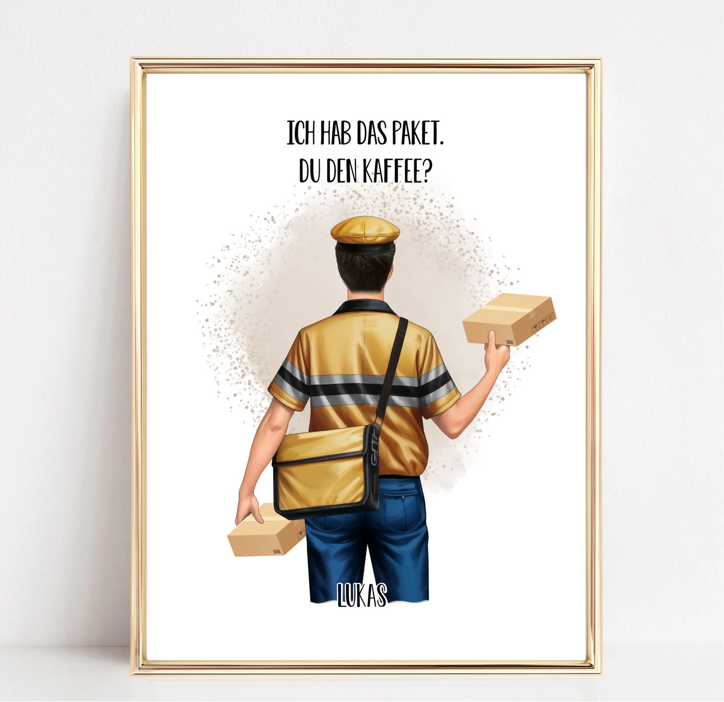 Paketbote (Mann/Frau) Poster