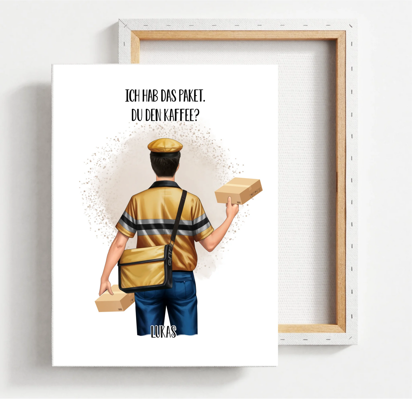 Paketbote (Mann/Frau) Poster
