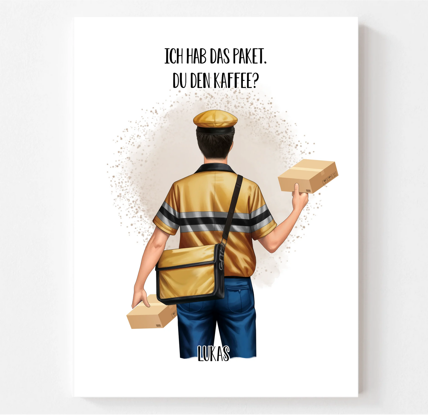 Paketbote (Mann/Frau) Poster