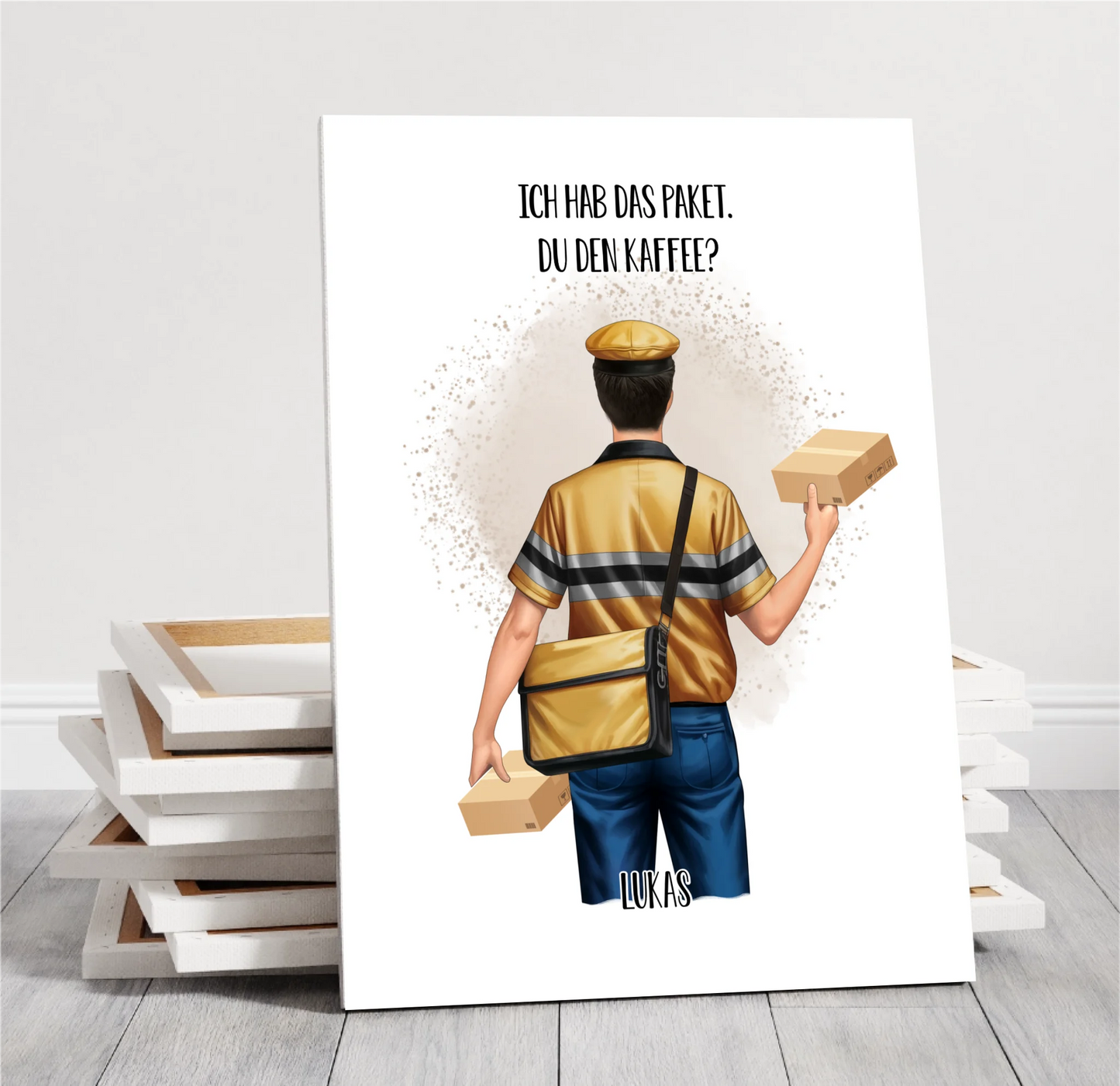 Paketbote (Mann/Frau) Poster