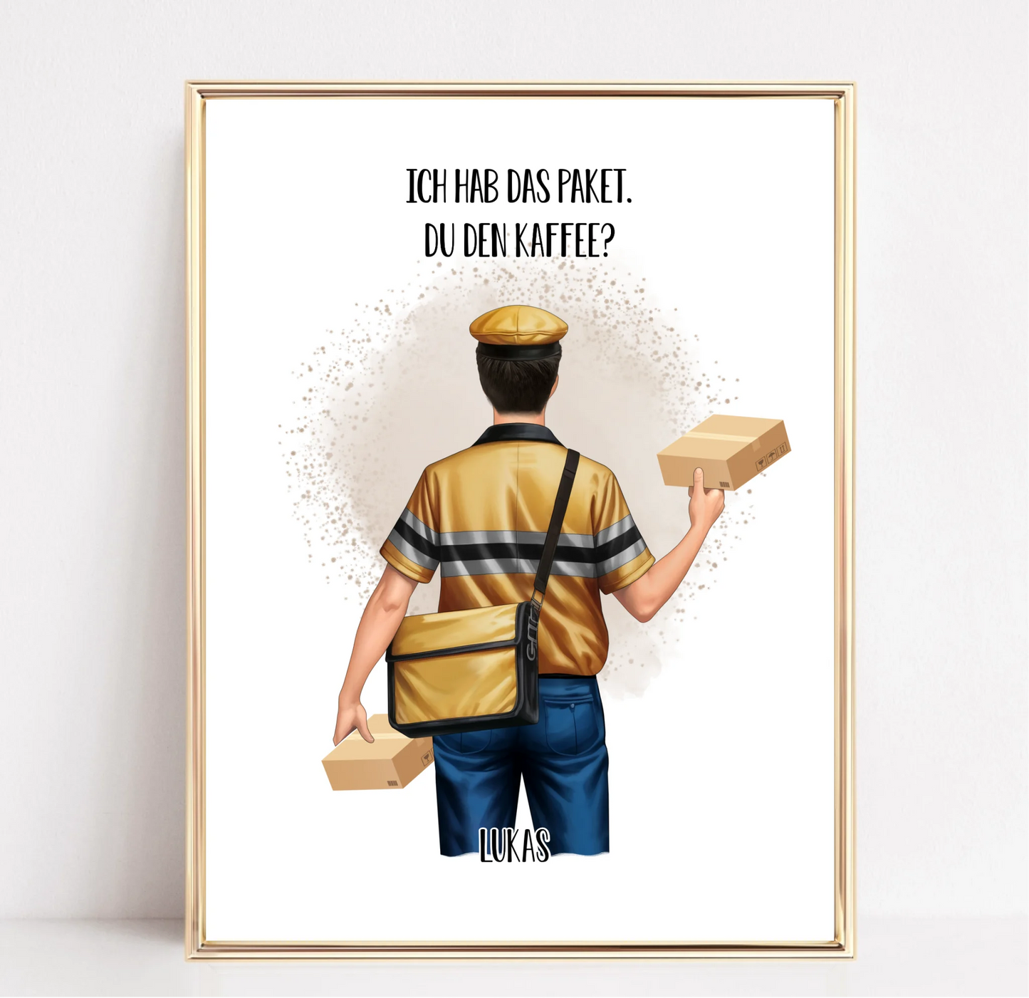 Paketbote (Mann/Frau) Poster