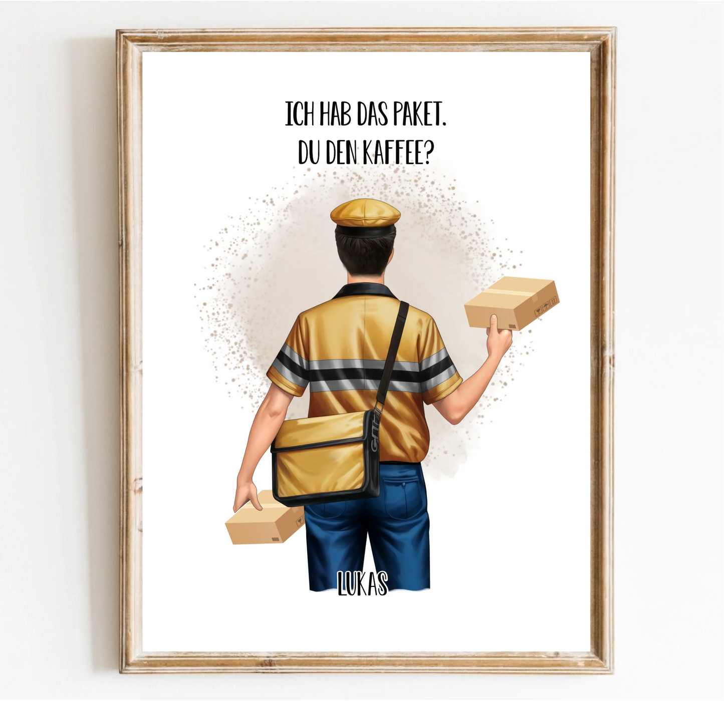 Paketbote (Mann/Frau) Poster