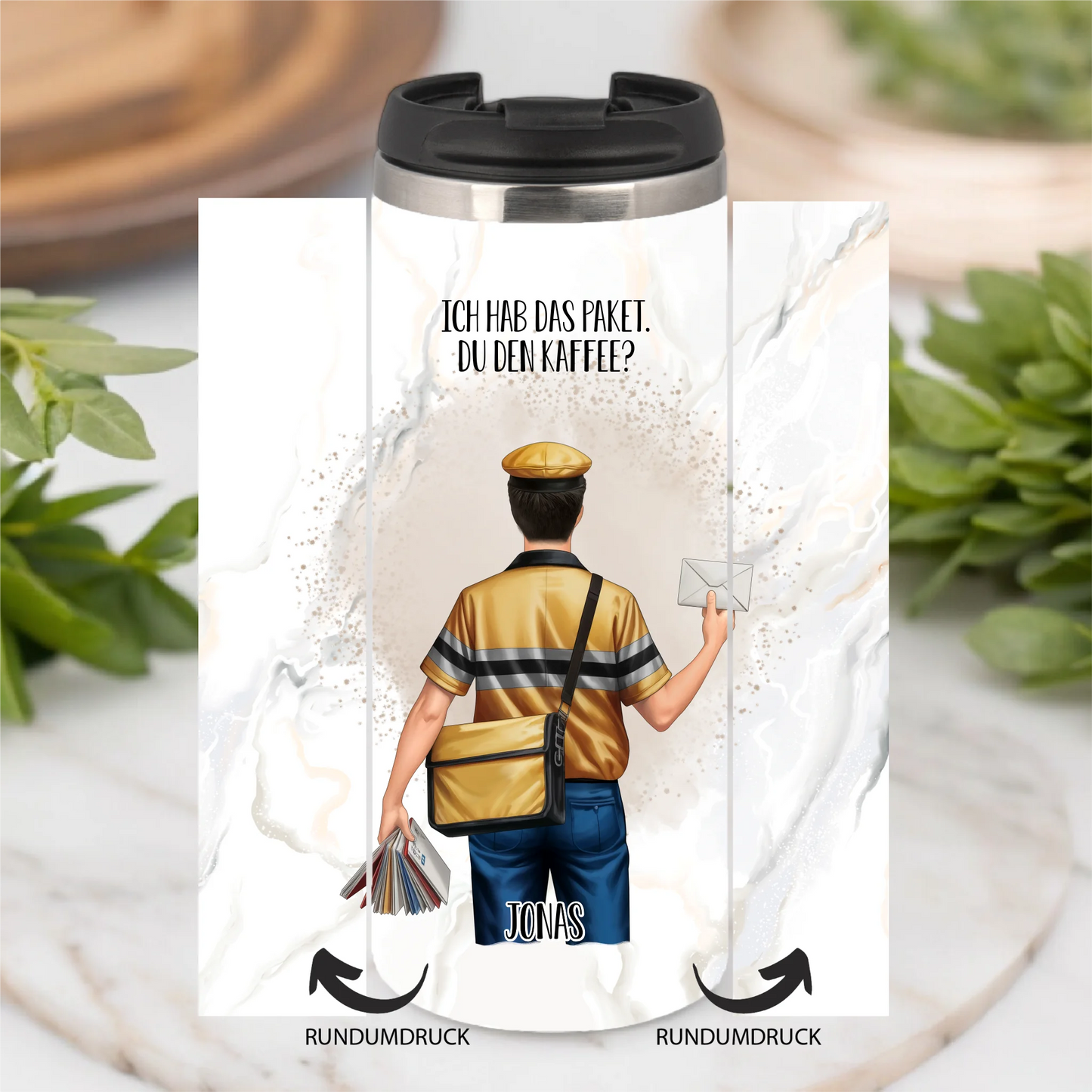 Paketbote (Mann/Frau) Tasse