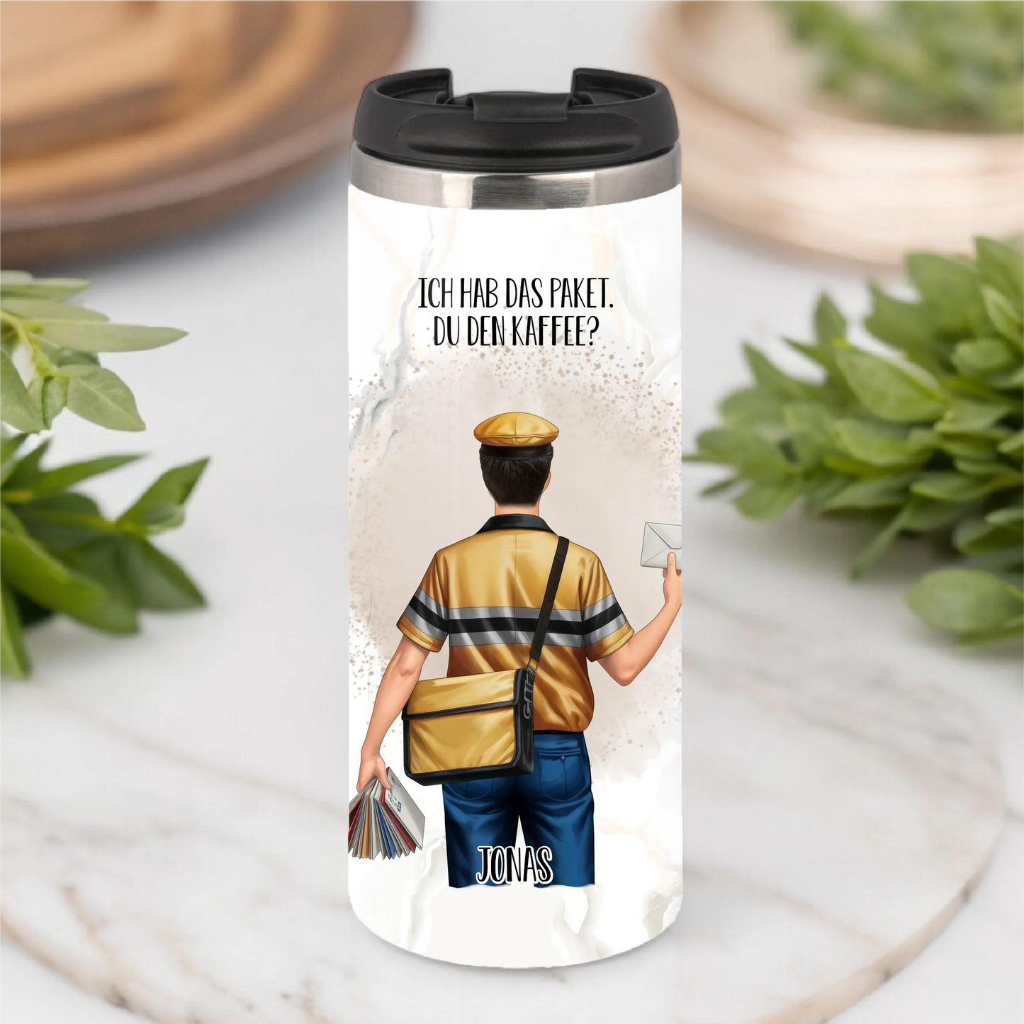 Paketbote (Mann/Frau) Tasse