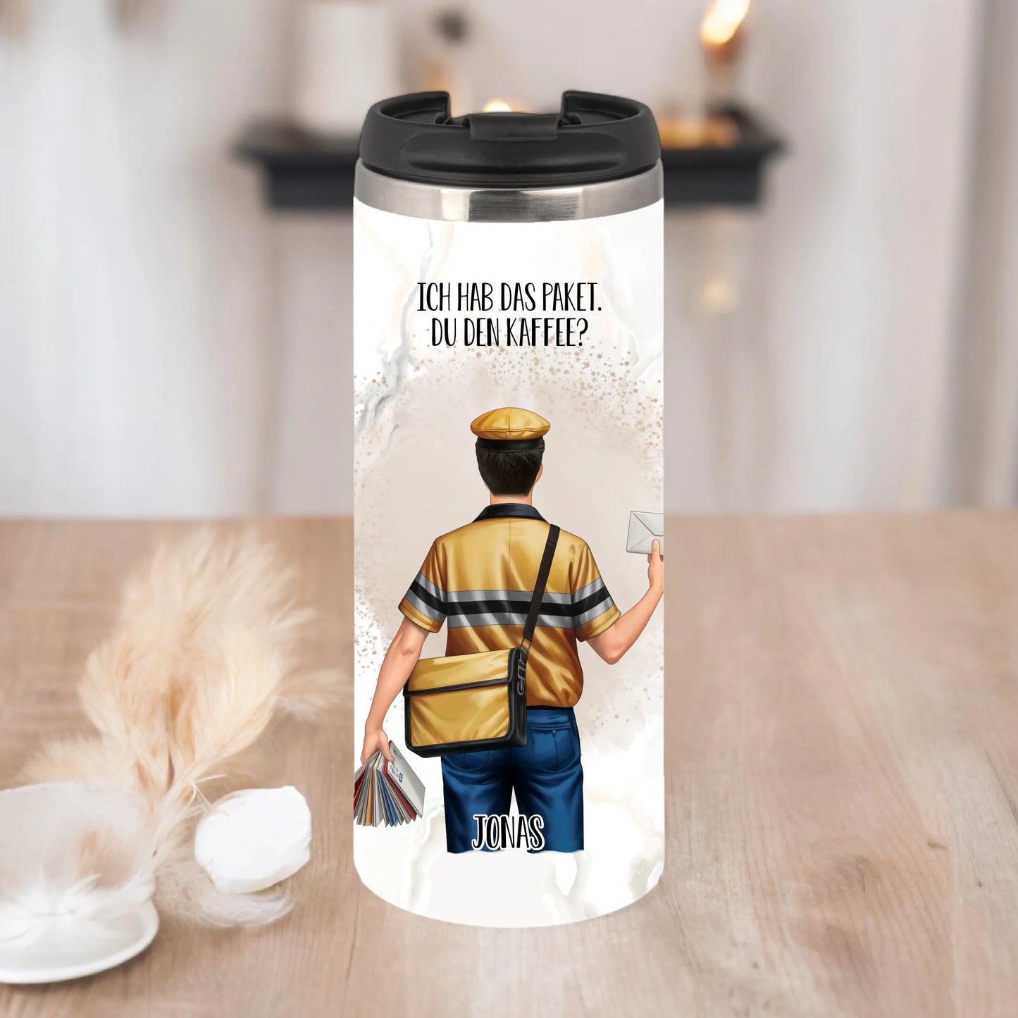 Paketbote (Mann/Frau) Tasse