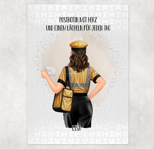 Postbote/Paketbote (Frau/Mann) Puzzle