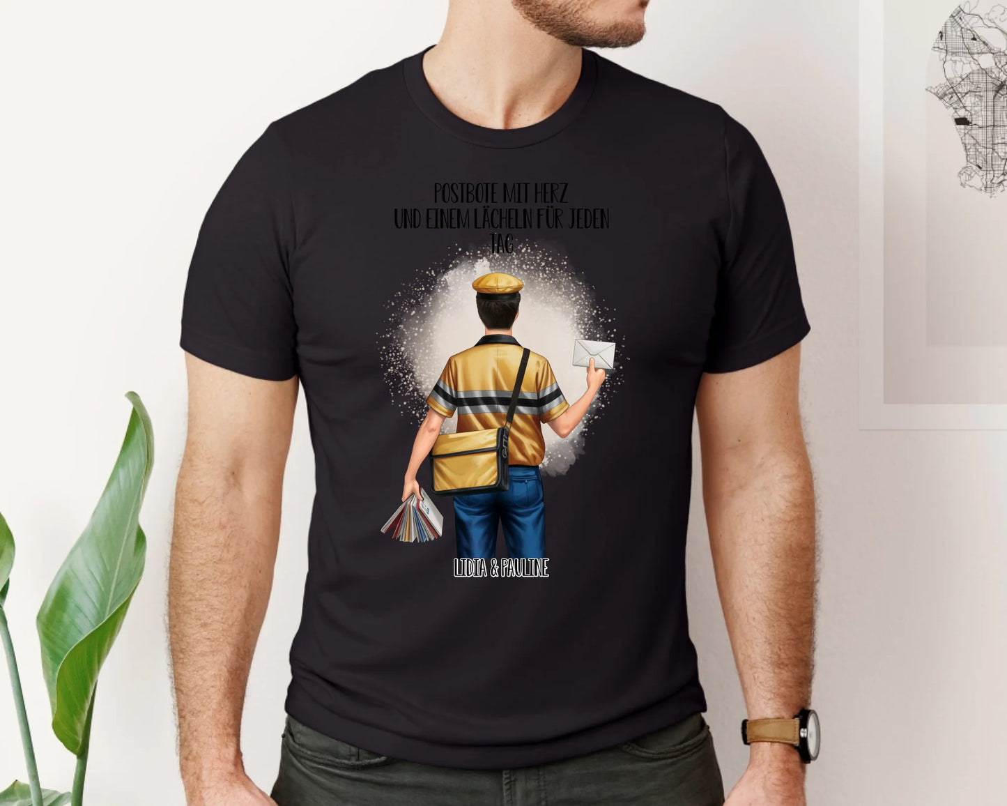 Postbote/Paketbote (Frau/Mann) T-Shirt