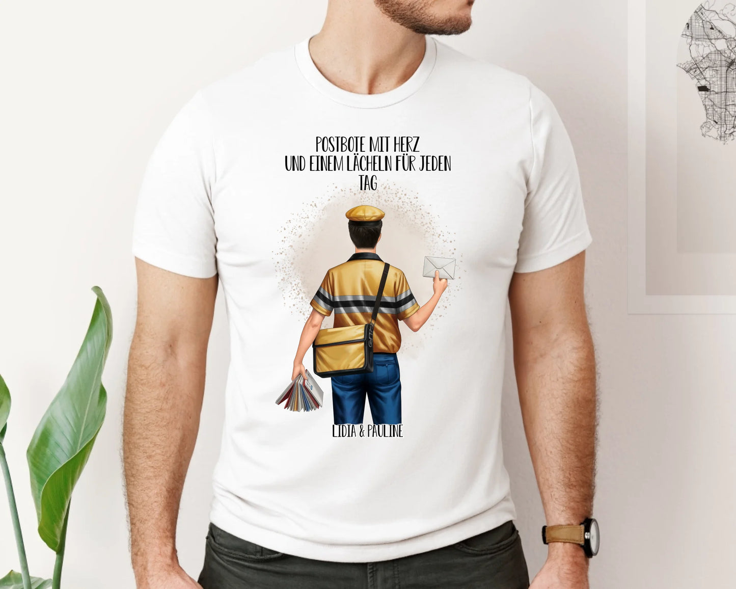Postbote/Paketbote (Frau/Mann) T-Shirt