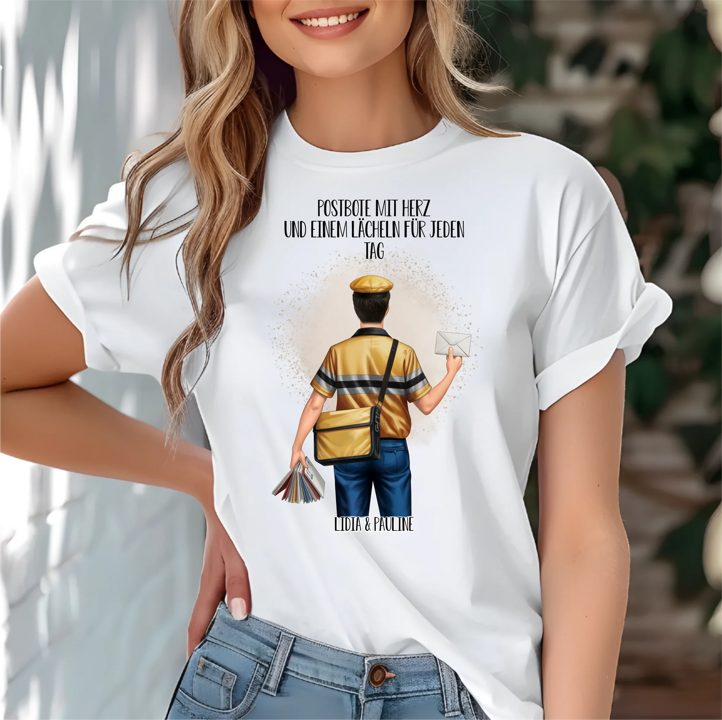 Postbote/Paketbote (Frau/Mann) T-Shirt