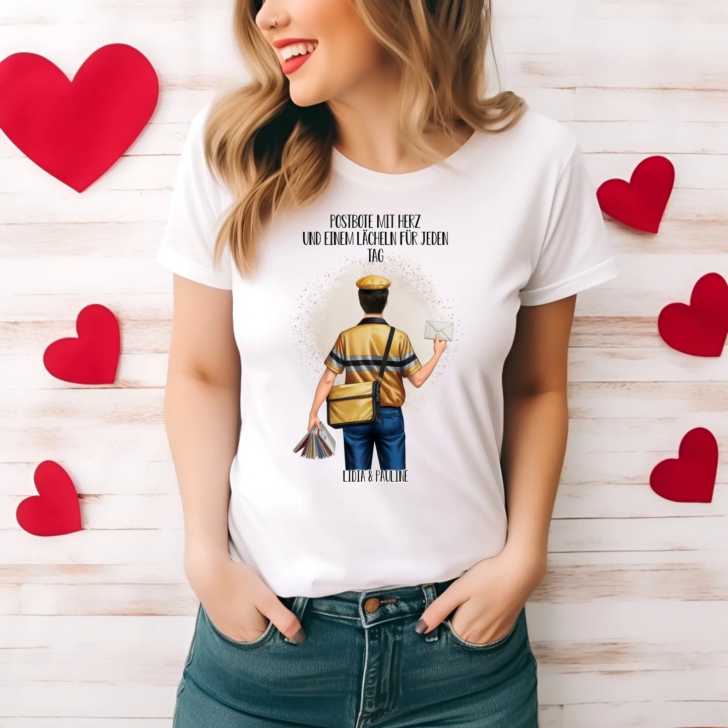 Postbote/Paketbote (Frau/Mann) T-Shirt