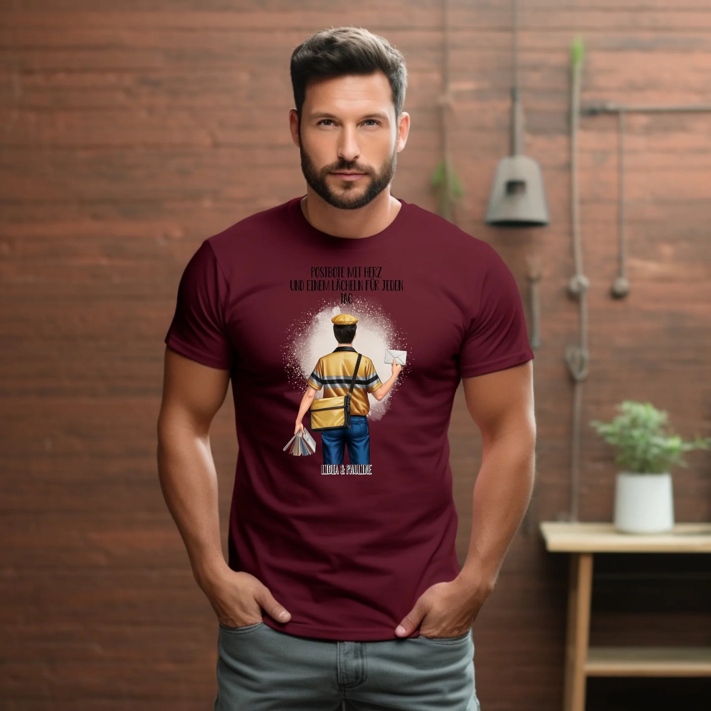 Postbote/Paketbote (Frau/Mann) T-Shirt