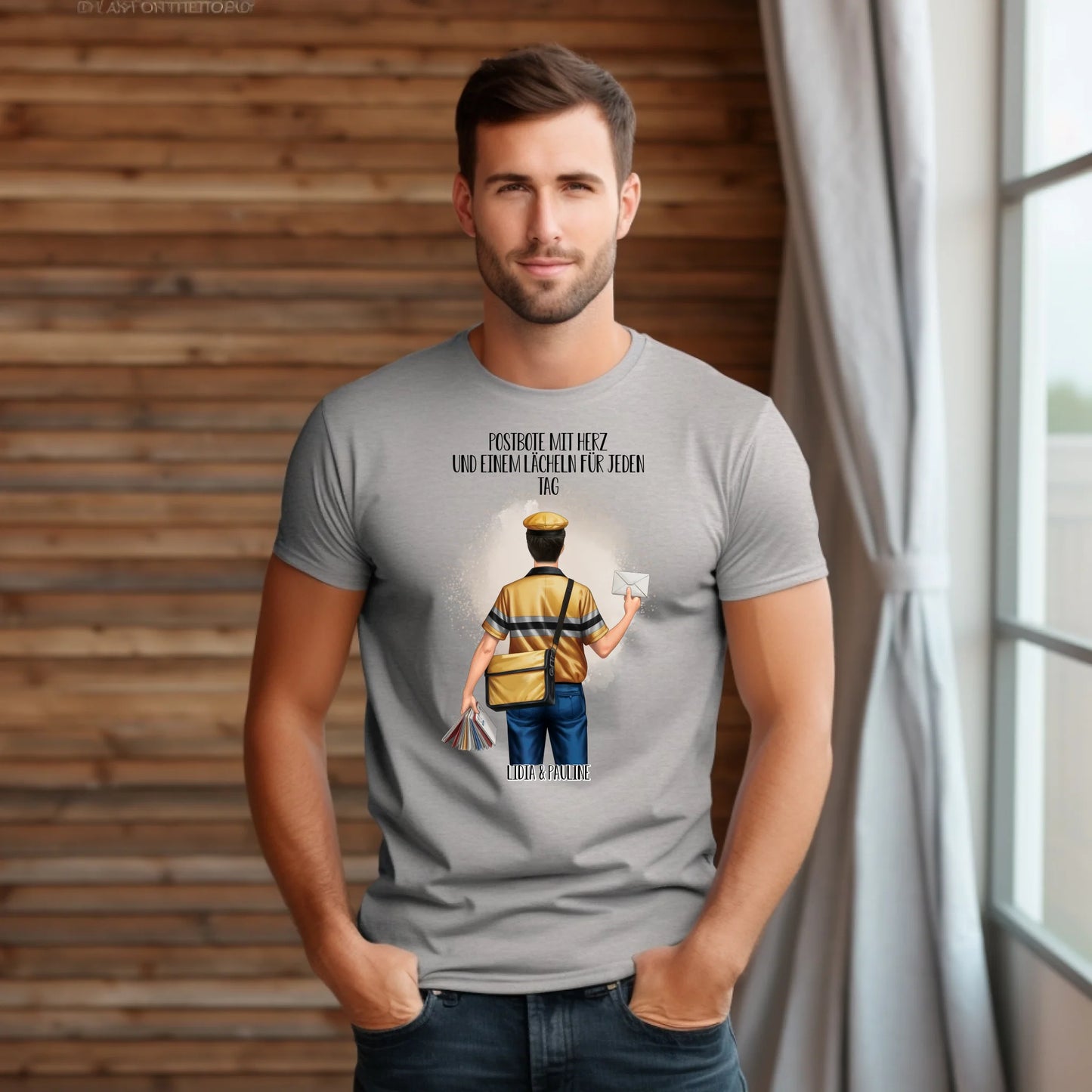 Postbote/Paketbote (Frau/Mann) T-Shirt