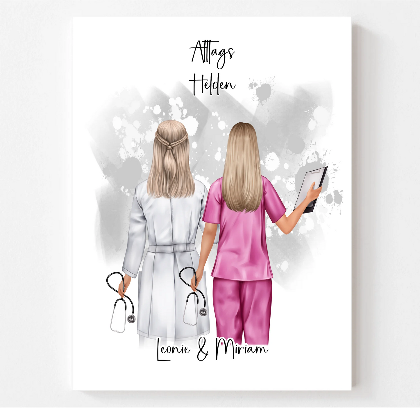 Arzt/Ärztin & Krankenschwester Poster