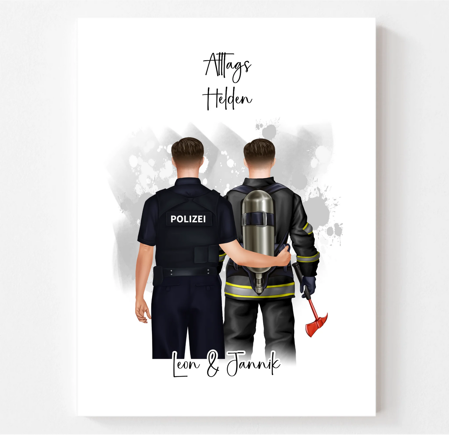 Feuerwehr & Polizei Poster