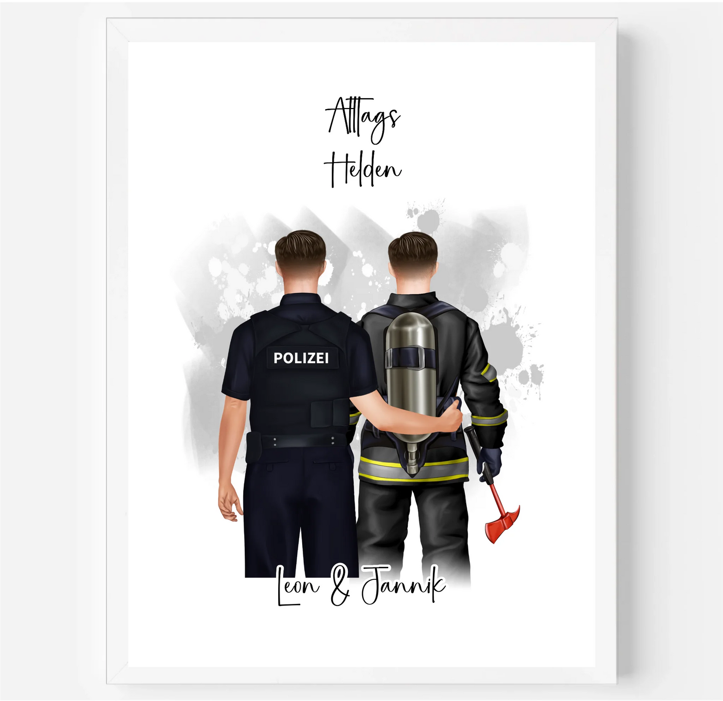 Feuerwehr & Polizei Poster