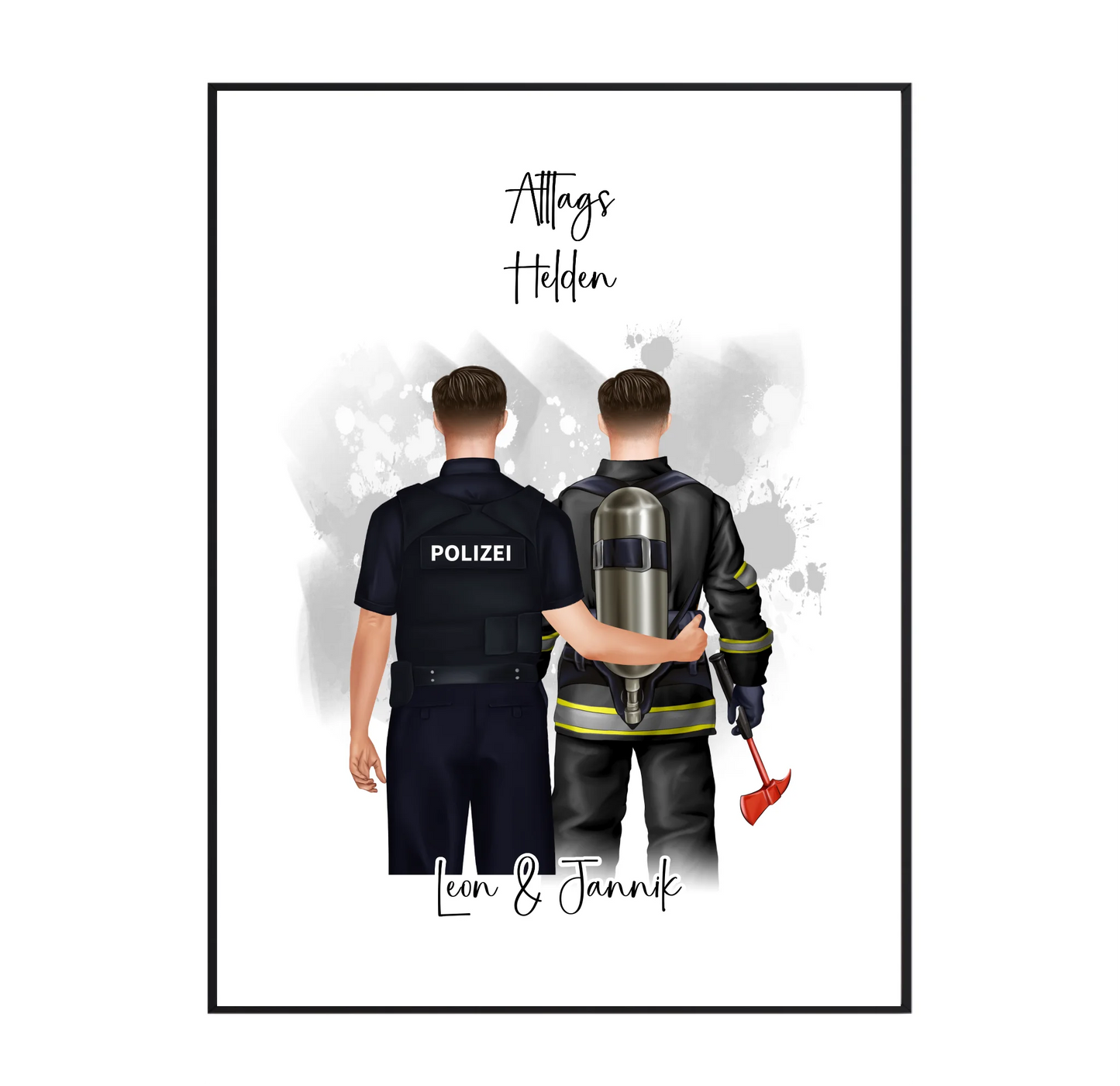 Feuerwehr & Polizei Poster