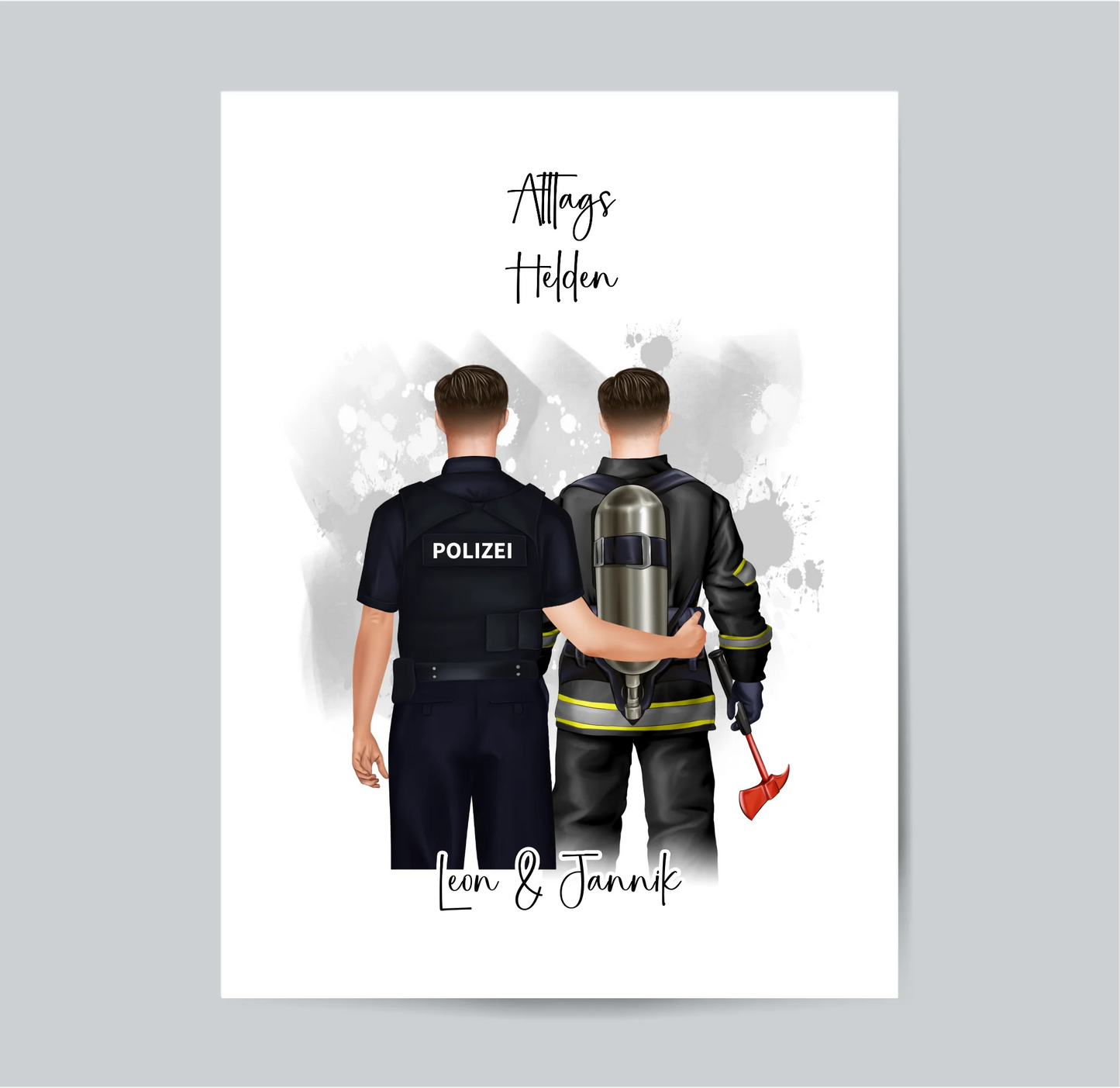 Feuerwehr & Polizei Poster