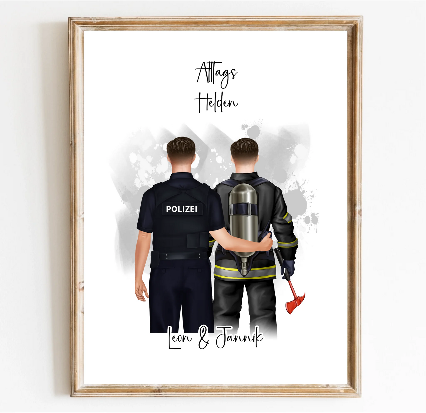Feuerwehr & Polizei Poster