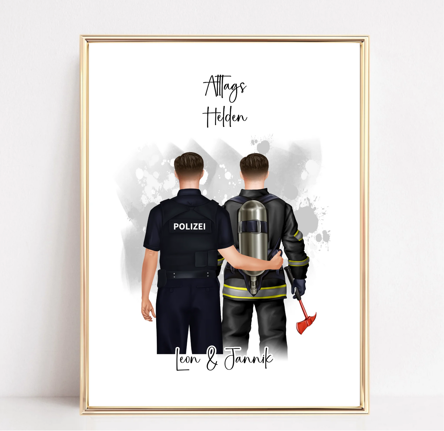 Feuerwehr & Polizei Poster
