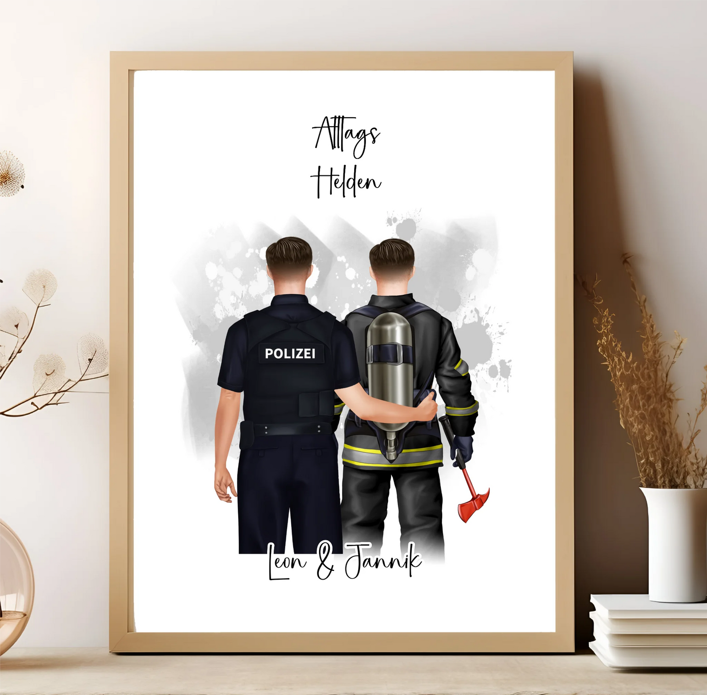 Feuerwehr & Polizei Poster