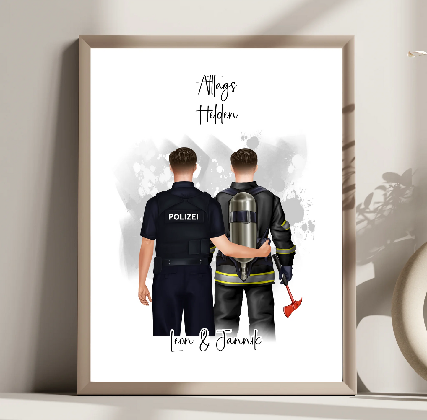 Feuerwehr & Polizei Poster
