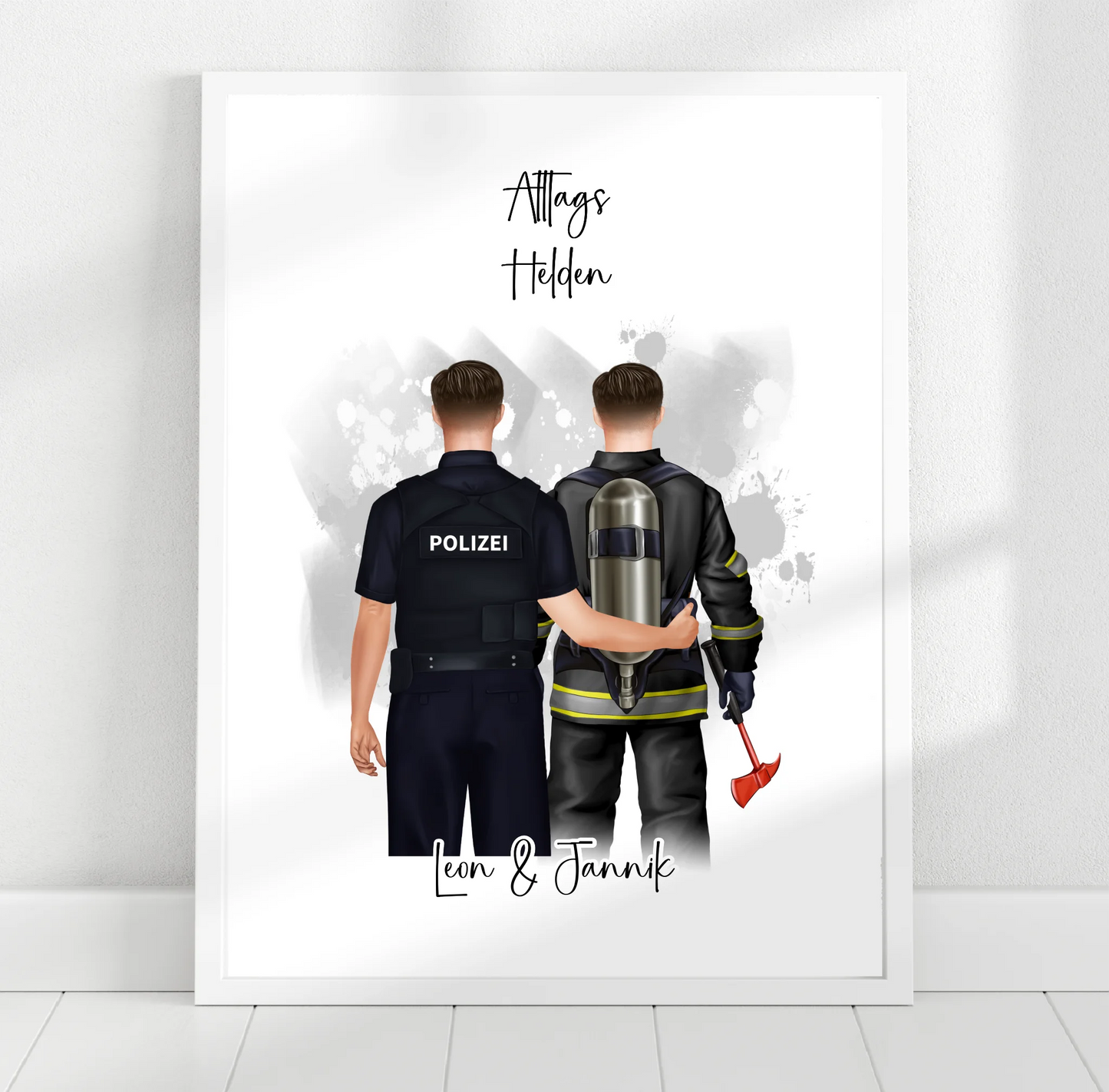 Feuerwehr & Polizei Poster