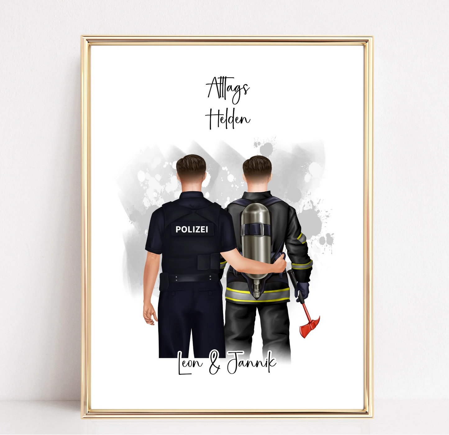 Feuerwehr & Polizei Poster