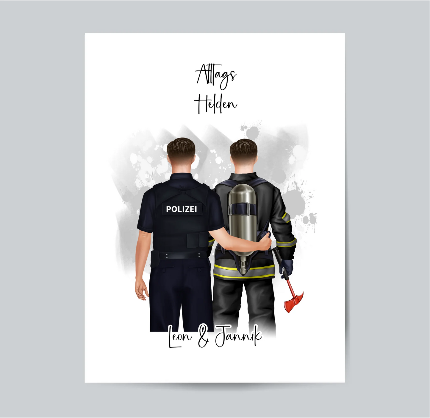Feuerwehr & Polizei Poster
