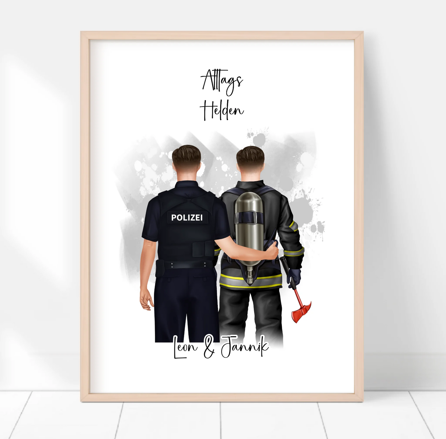Feuerwehr & Polizei Poster