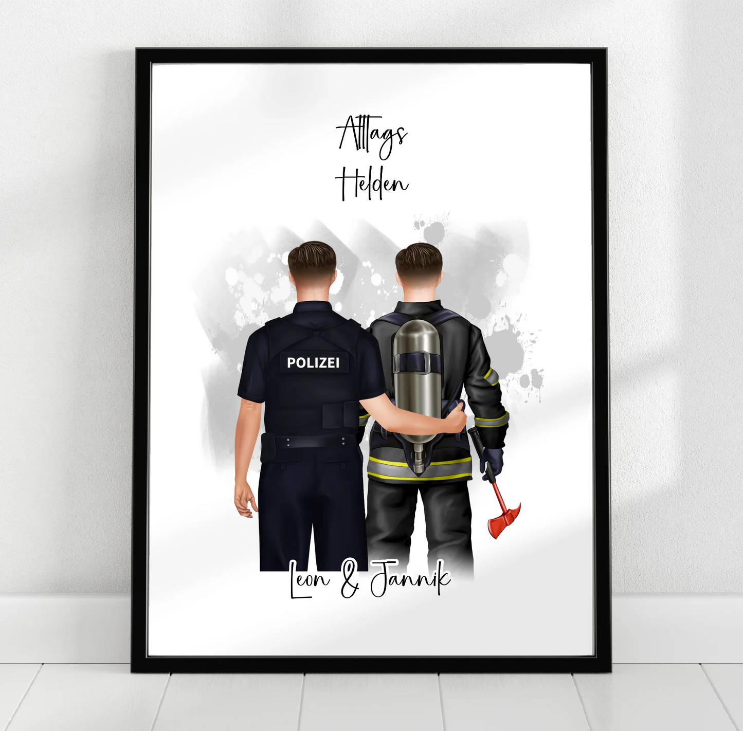 Feuerwehr & Polizei Poster