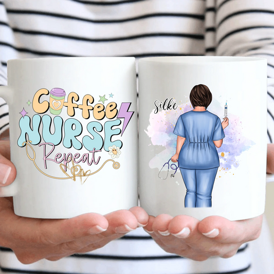 Curvy Krankenschwester Tasse