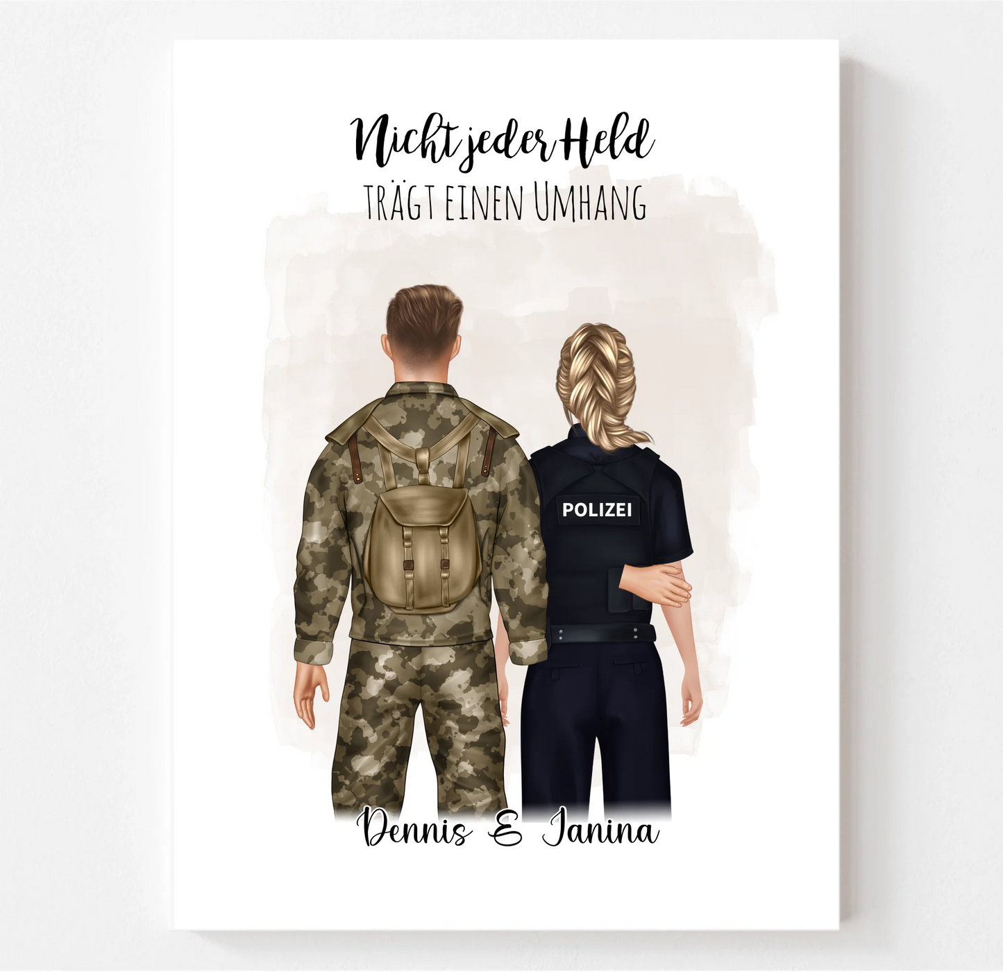 Soldat & Polizei Poster