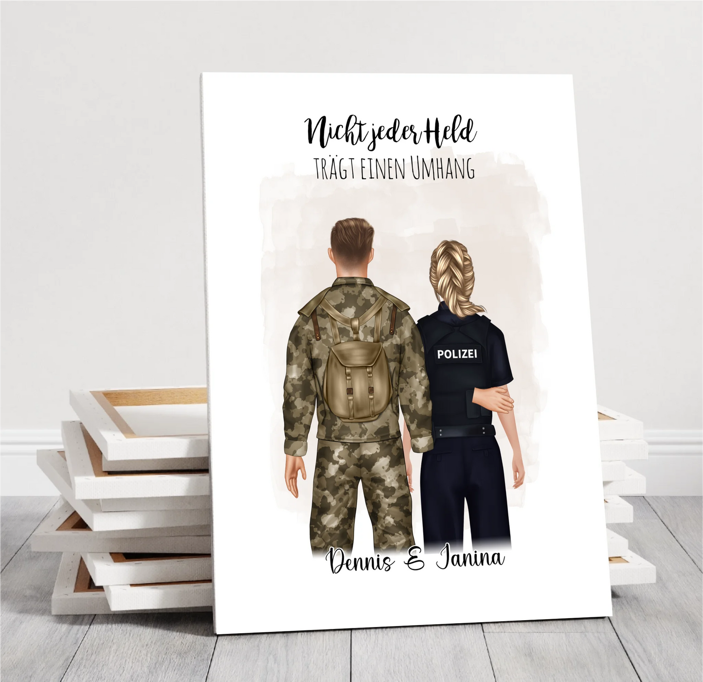 Soldat & Polizei Poster