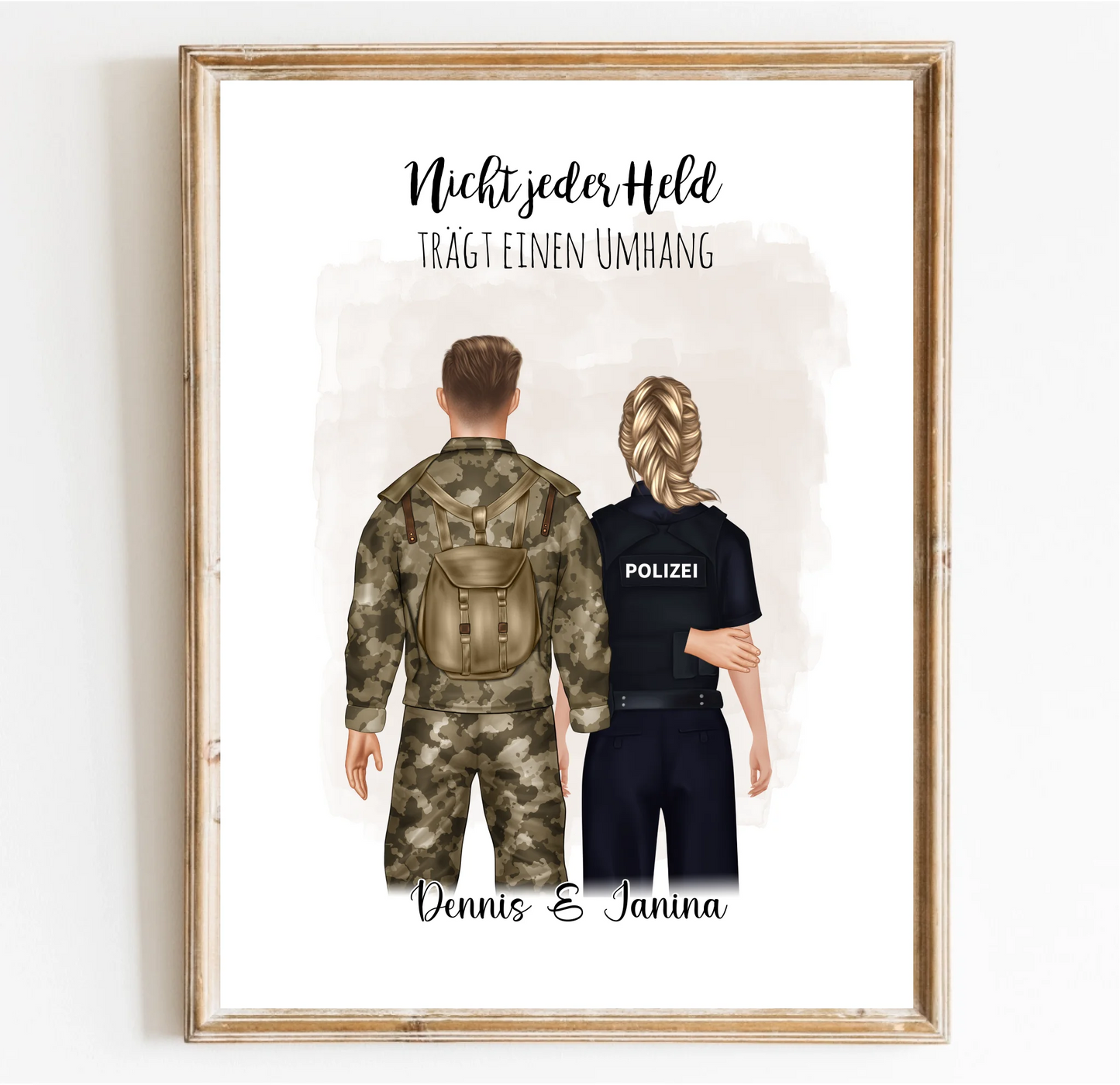 Soldat & Polizei Poster