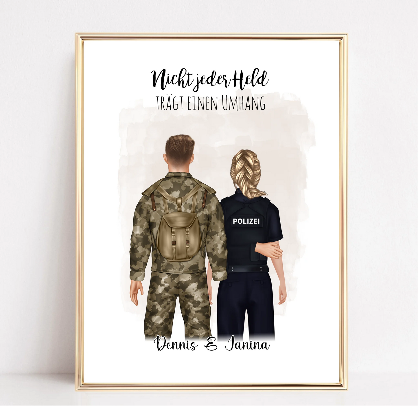 Soldat & Polizei Poster