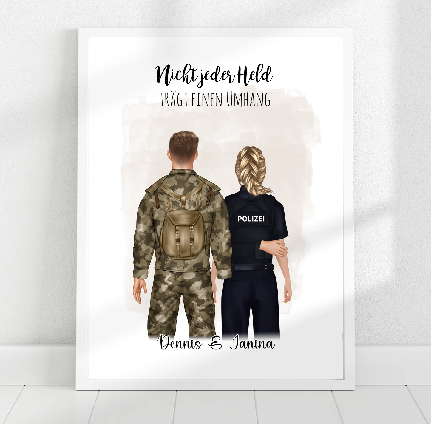 Soldat & Polizei Poster