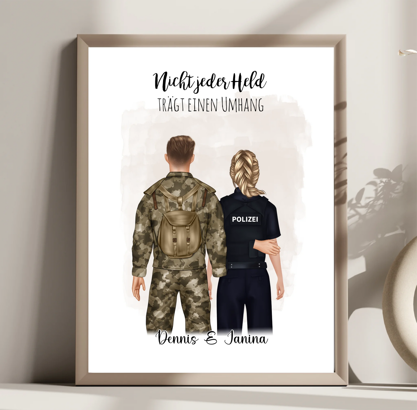Soldat & Polizei Poster