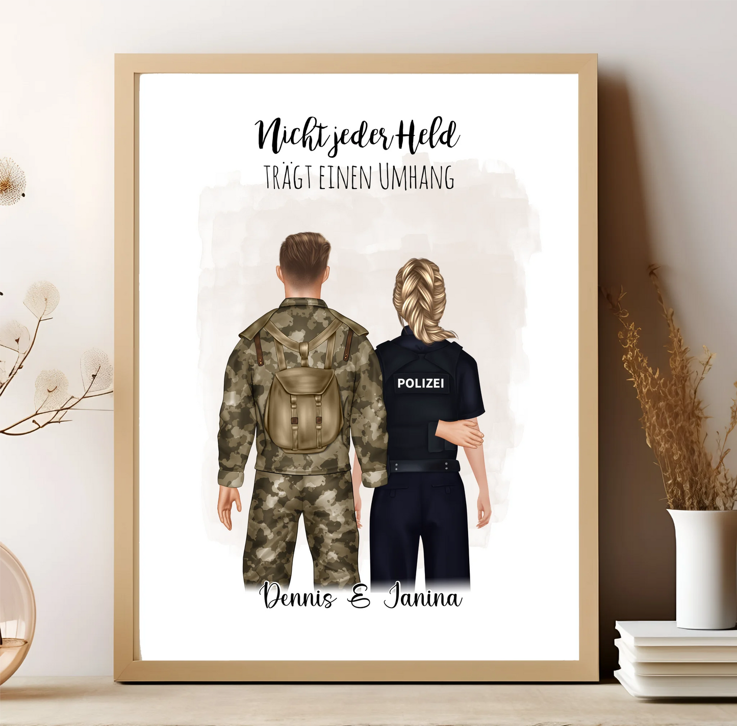 Soldat & Polizei Poster