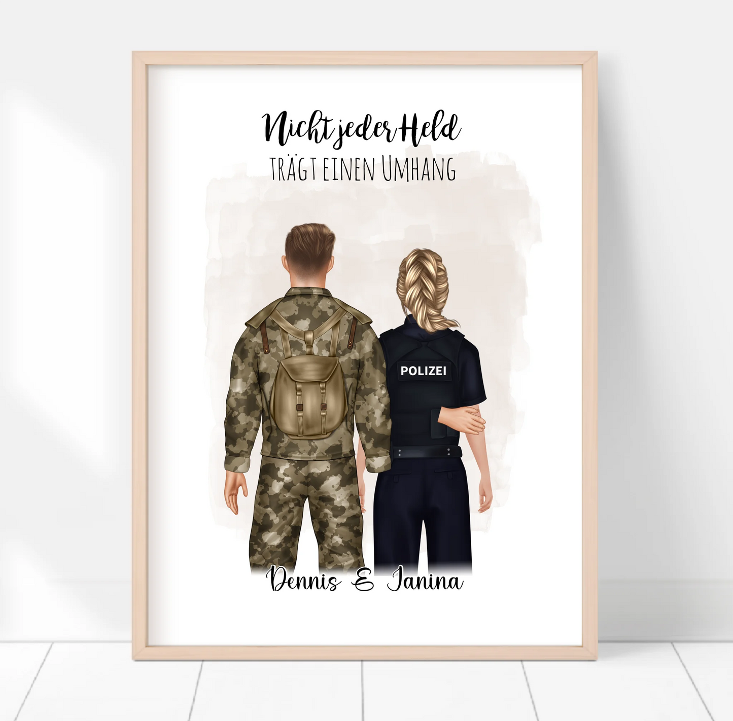 Soldat & Polizei Poster