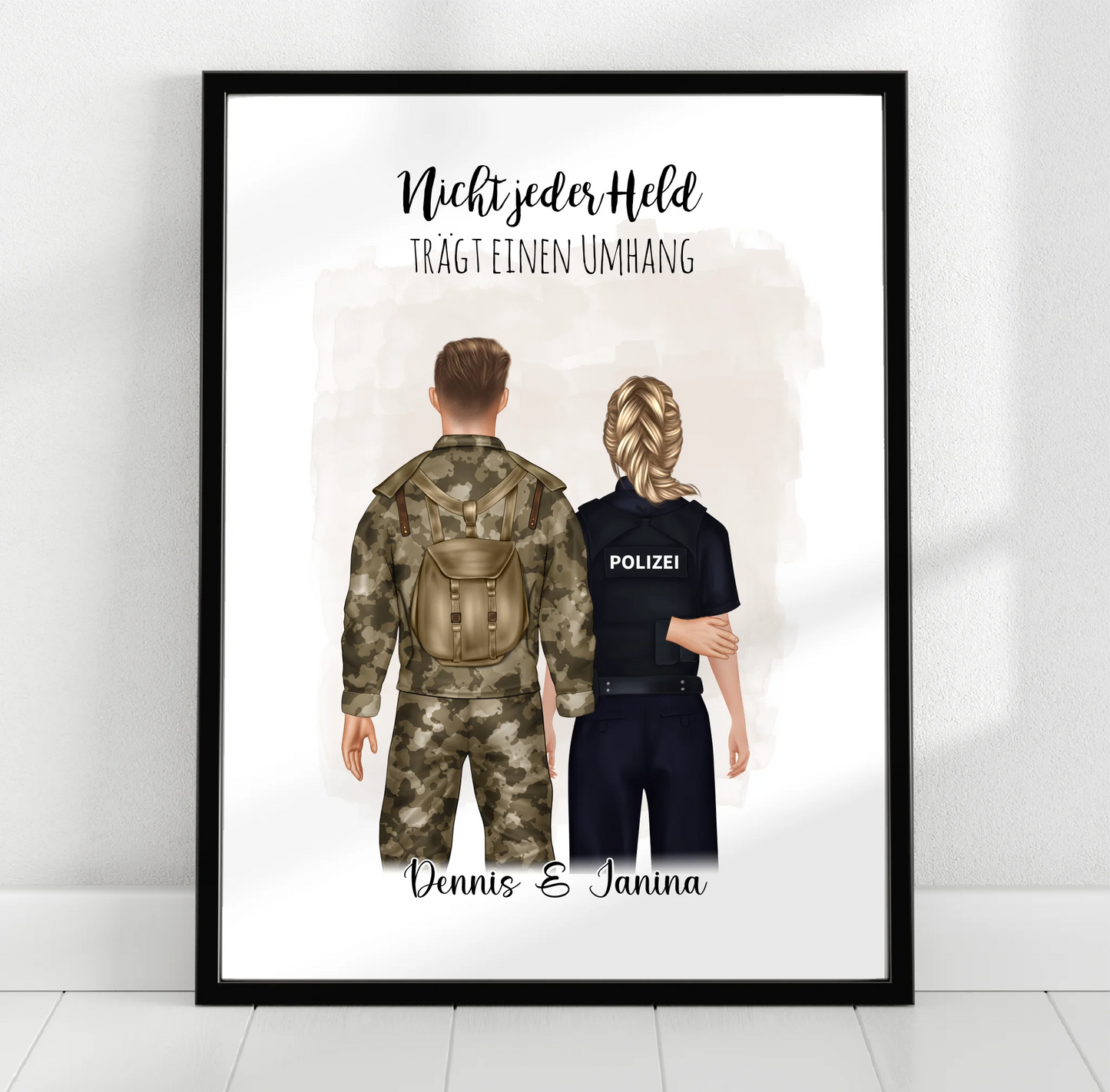 Soldat & Polizei Poster