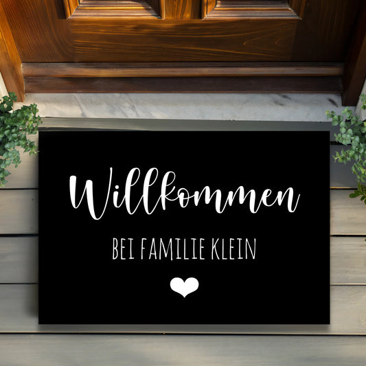 Willkommen bei ... - Personalisierte Fußmatte