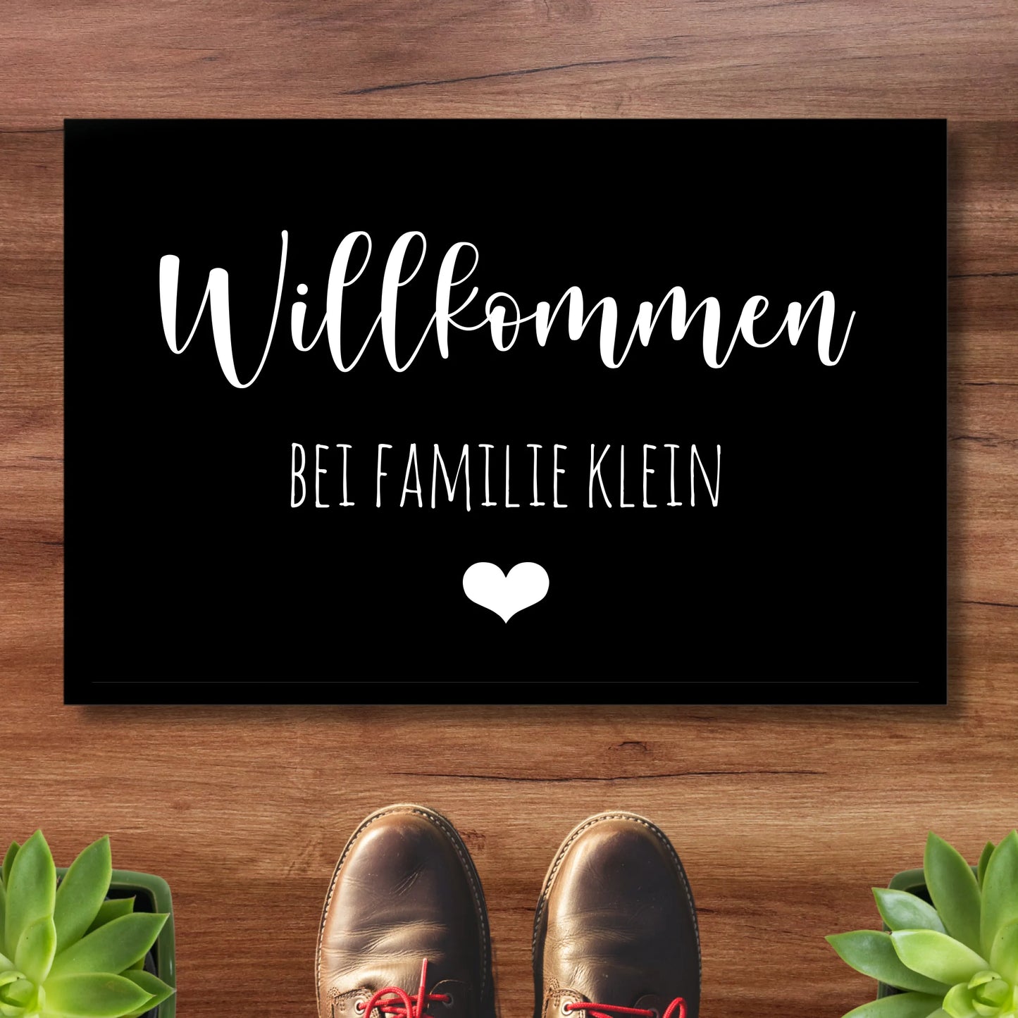 Willkommen bei ... - Personalisierte Fußmatte