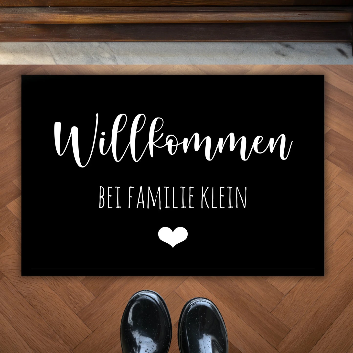 Willkommen bei ... - Personalisierte Fußmatte