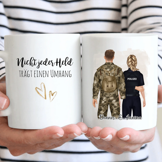 Soldat & Polizei Tasse
