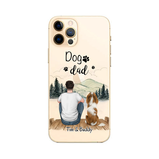 Herrchen/Frauchen mit Haustier (Hund/Katze)Handyhülle