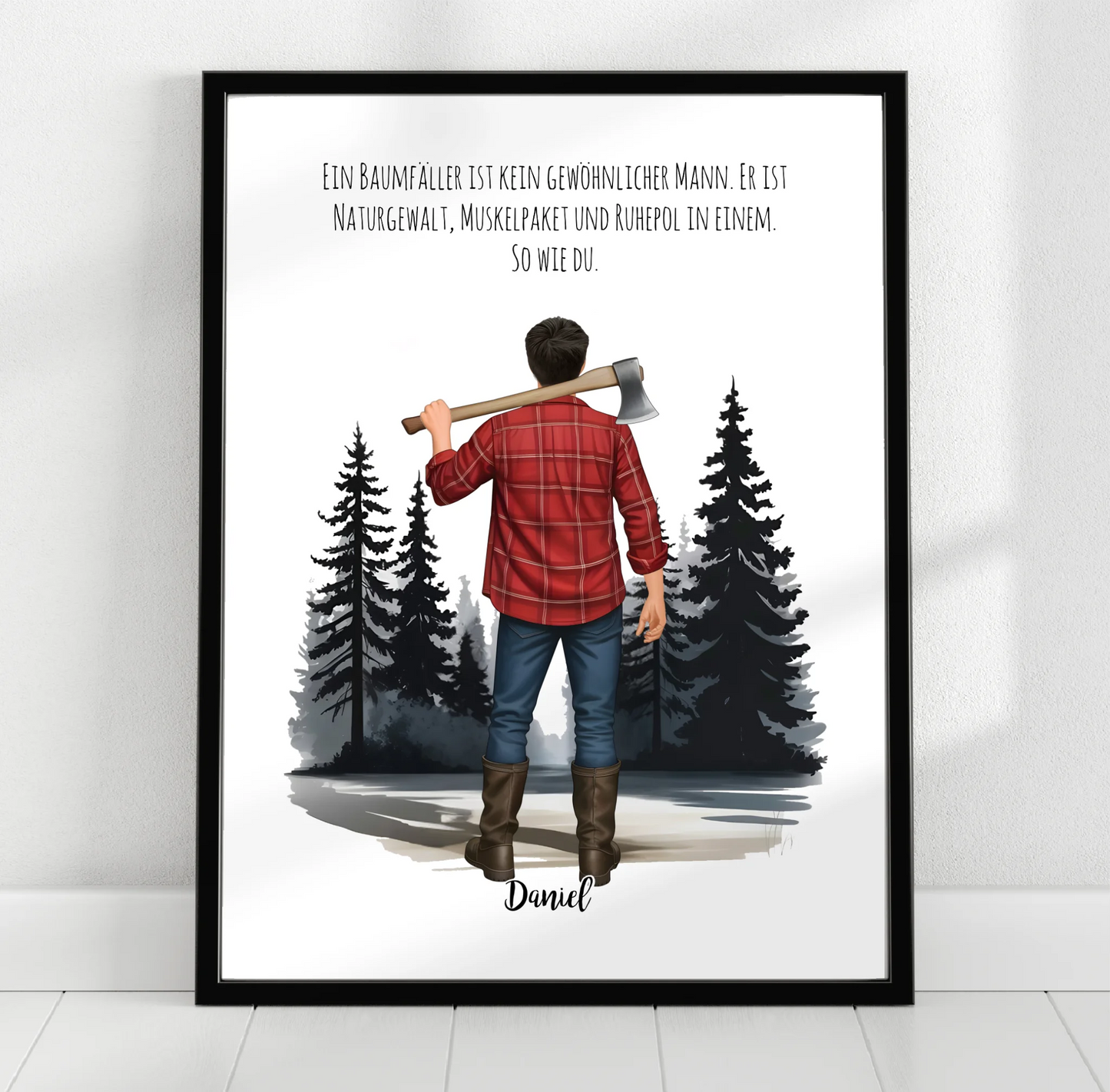 Holzfäller Poster