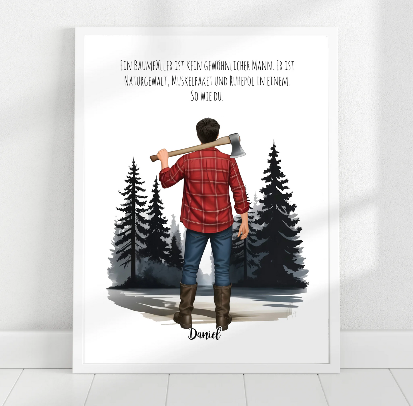 Holzfäller Poster