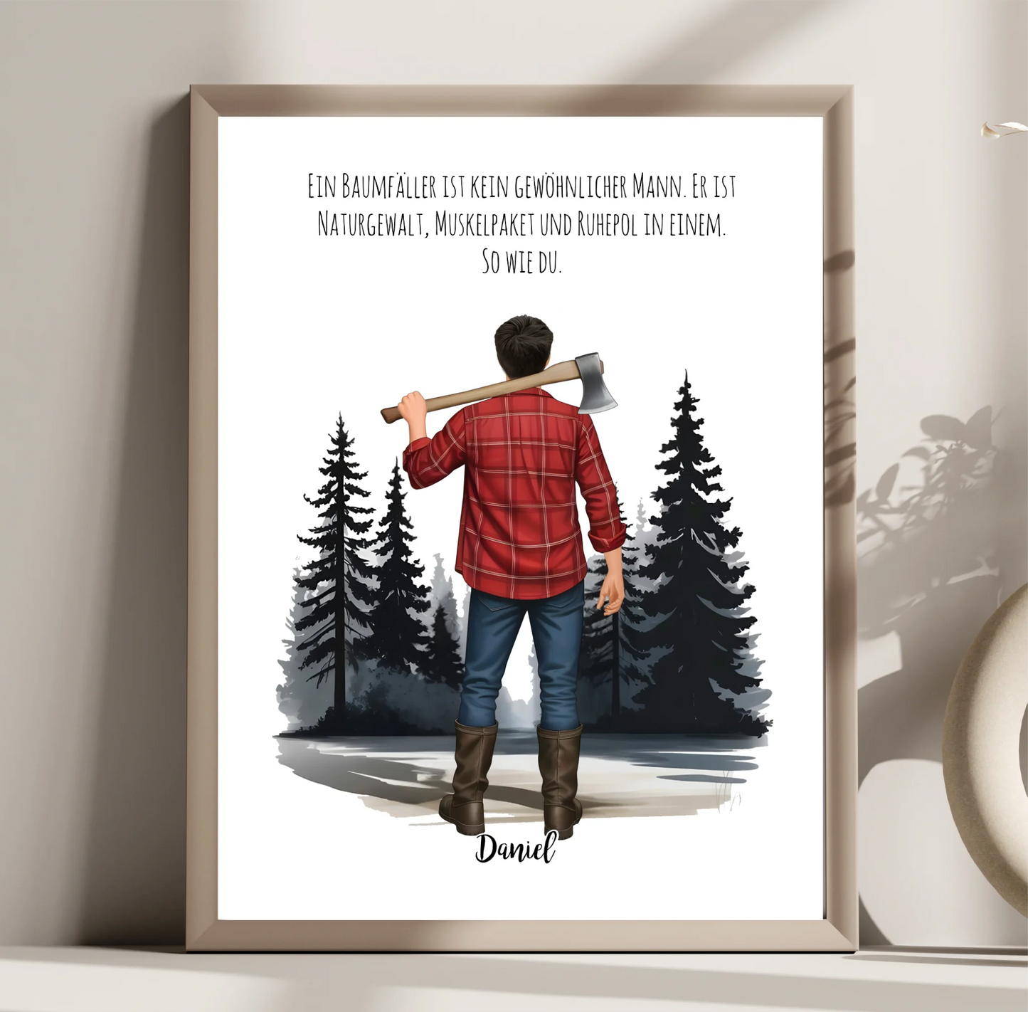 Holzfäller Poster